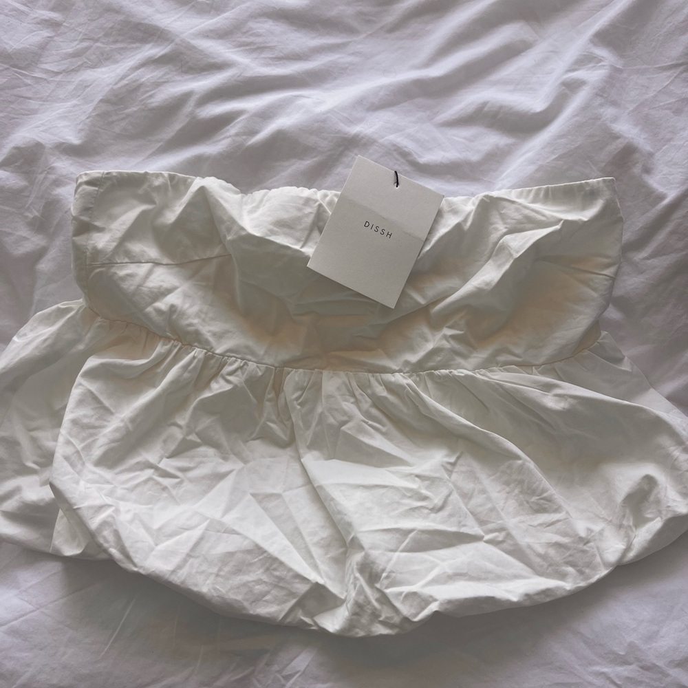 NWT DISSH bubble hem tube top